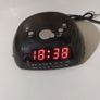 Black clock radio alarm BNIB Image 2
