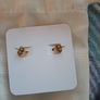 Atolea 18ct gold plated waterproof hoops Image 2