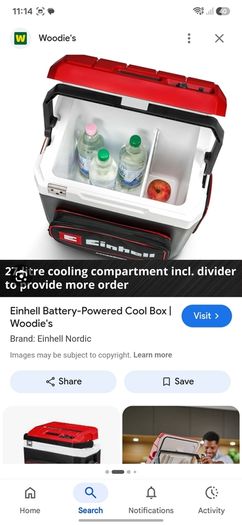 Einhell Battery-Powered Cool Box