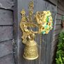 1950s Heavy Brass Monastery Bell Image 3