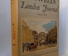 Boswell's London Journal 1762-1763 by James Boswell and Frederick A. Pottle (HQ511)