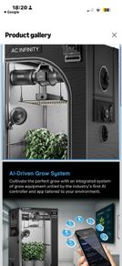 Grow kit (Lights 1000 w LED full spectrum, tent 200 cm x 200cm x120 cm, fan and charcoal filter to remove smells