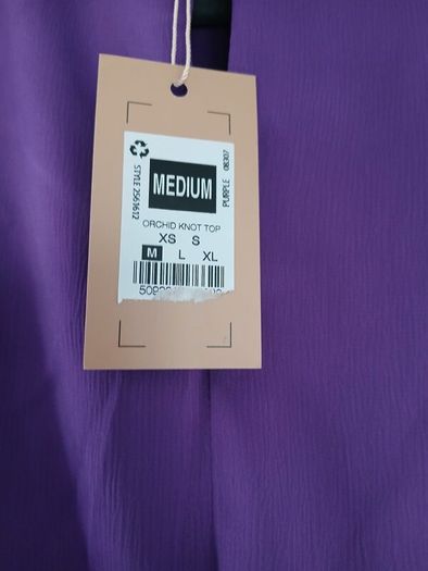 BNWT Purple top