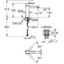 Grohe Lineare Basin mixer with pop-up waste Image 5