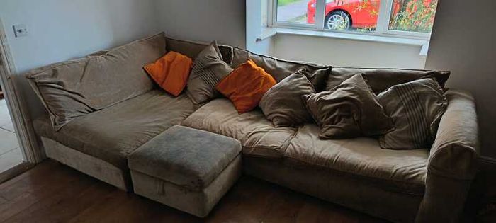 L shaped couch