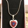 sterling silver heart pendant necklace Image 5