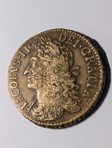 Gunmoney Halfcrown 1690