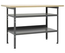Workbench Grey 120x60x85 cm Steel