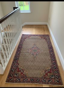 Large Thick Pile Art Deco  Persian Koliai 305cm x 165cm Hand Knotted Rug Carpet