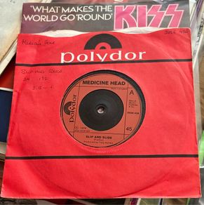 Medicine Head Slip and Slide 1974 2058 436 - 7 Inch Vinyl Record 45rpm