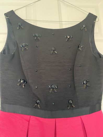 Eliza J Black/Pink embellished dress. Sz10