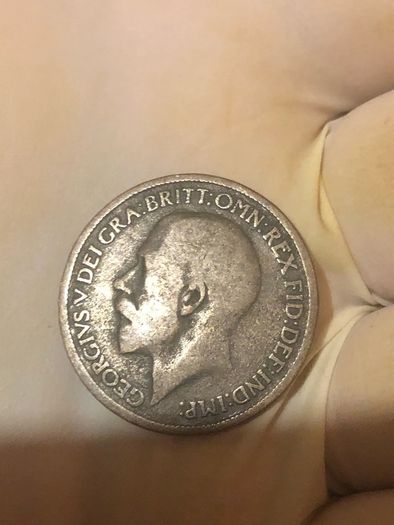 George V Half Penny 1915-1922 x11 Pictures