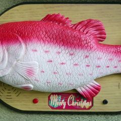 Rock King Tommy the xmas singing fish