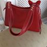 Stunning Red Bag with Butterfly Charm Image 3