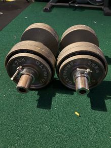 Olympic Dumbbell handles and plates