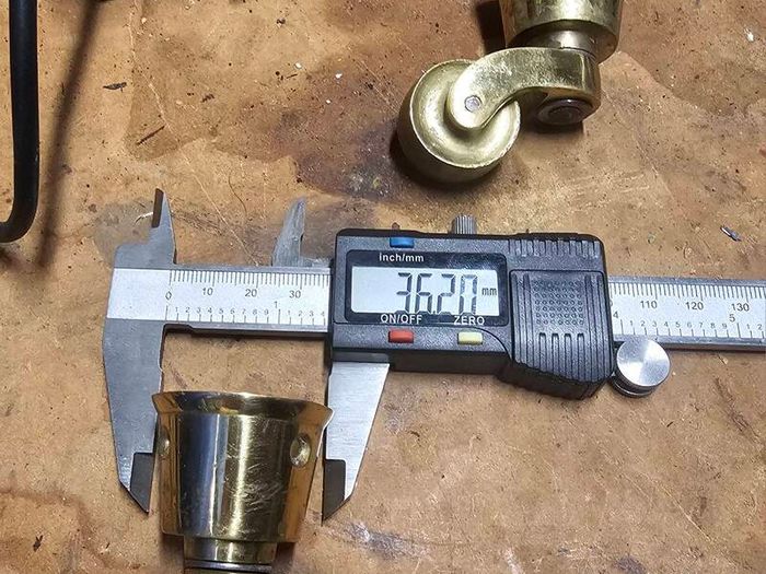 Solid brass casters