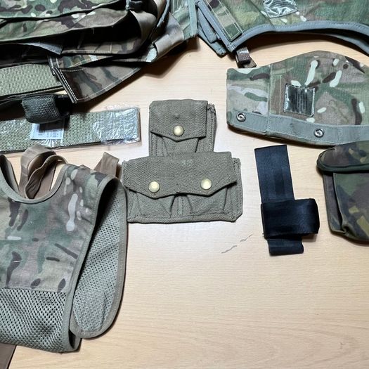 JobLot MTP Mk4 Osprey Body Armour Brassards, Collars, Shoulder Pads, Pouches