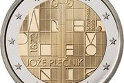 Slovenia 2 Euro Commemorative Coin 2022 - 150th Anniversary of the Birth of Architect Joze Plecnik. UNCIRCULATED.
