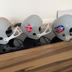 1960 American football decoration helmets