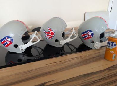 1960 American football decoration helmets
