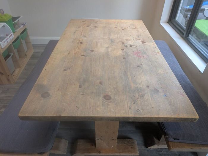 Table and Benches