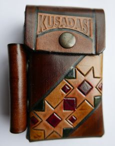 Vintage Leather Cigarette Pouch