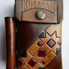 Vintage Leather Cigarette Pouch