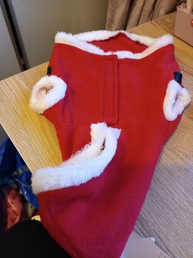 Santa dog coat