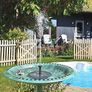 Solar Fountain for Bird Bath, Solar Powered Fountain Pump 1.5W Free Standing Floating Birdbath Water Pumps for Garden, Patio, Pond and Pool Image 6