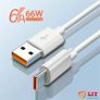 6A Fast Charging Cable USB C Type C For Samsung Huawei OnePlus Xiaomi Turbo Charge Image 8