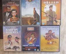 Richard Burton Dvd Collection Bundle Classic Vintage Movies  Alexander The Great The Wild Geese Bitter Victory Etc