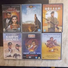 Richard Burton Dvd Collection Bundle Classic Vintage Movies  Alexander The Great The Wild Geese Bitter Victory Etc