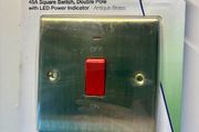 Cooker Switch (Antique Brass) with LED