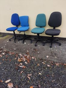 4 office chairs