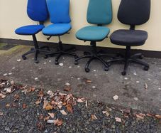 4 office chairs