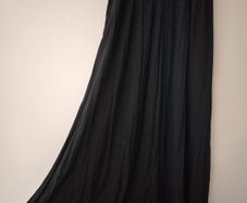 Long Black Maxi Skirt One Size
