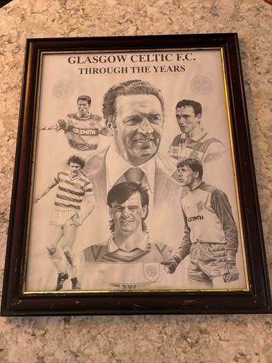 Vintage Celtic FC frame 1995