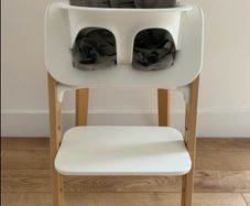 Stokke steps high chair and junior chair
