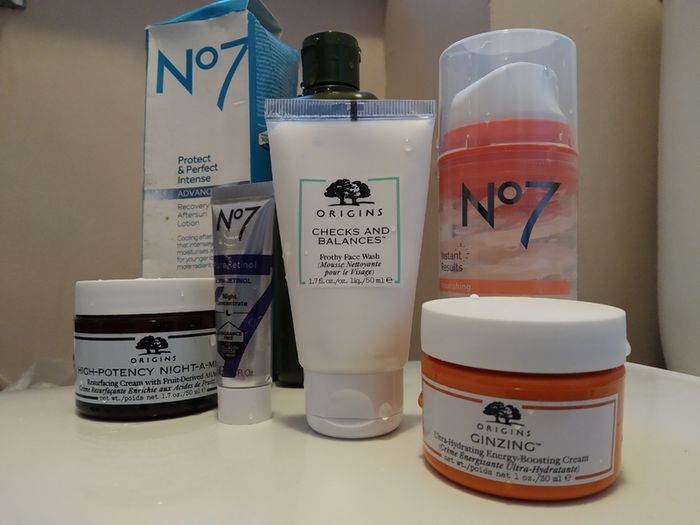 Skincare no7 and origins
