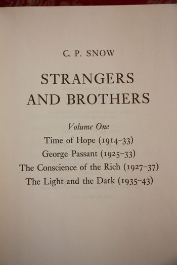Strangers and Brothers.