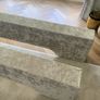 Pelmets 2xGrey crushed velour covered wooden over window pelmets. PERFECT Image 2