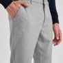 DeFacto Men's Chino Pants - Stylish and Comfortable Men's Pants - Classic Chino Pants for a Fashionable Look and Highest Wearing Comfort Slim Fit, Grey, Size 40, XXL Image 2