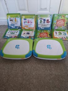 2x Leapfrog LeapPad Learning Systems + 6 books