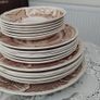 Vintage Alfred Meakin Fair Winds Dinner Tea Set Staffordshire Image 2