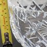 Large Bohemian Style Hand Cut Crystal Bowl Diamond Fan 22cm Image 6