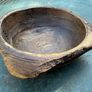 Antique Small Primitive wooden Dough Bowl Image 2