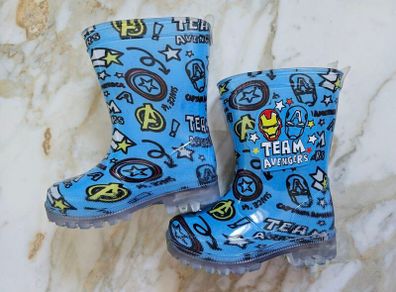 MARVEL Toddler Blue Wellies UK4