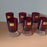 Set of 6 beautiful Luminarcs "Ruby Red Cavalier" wine glasses Image 3