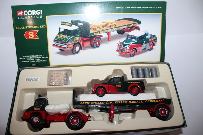 Corgi Eddie Stobart - Morris 1000 Pick Up & Thames Trader Platform