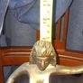 Very Old Bronze or Brass Cleopatra Dancing Figurine on a Marble Base Image 6